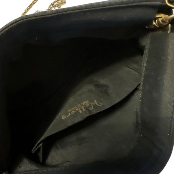 Vintage Walborg Black Evening Purse with Chain‎ - Picture 4 of 5
